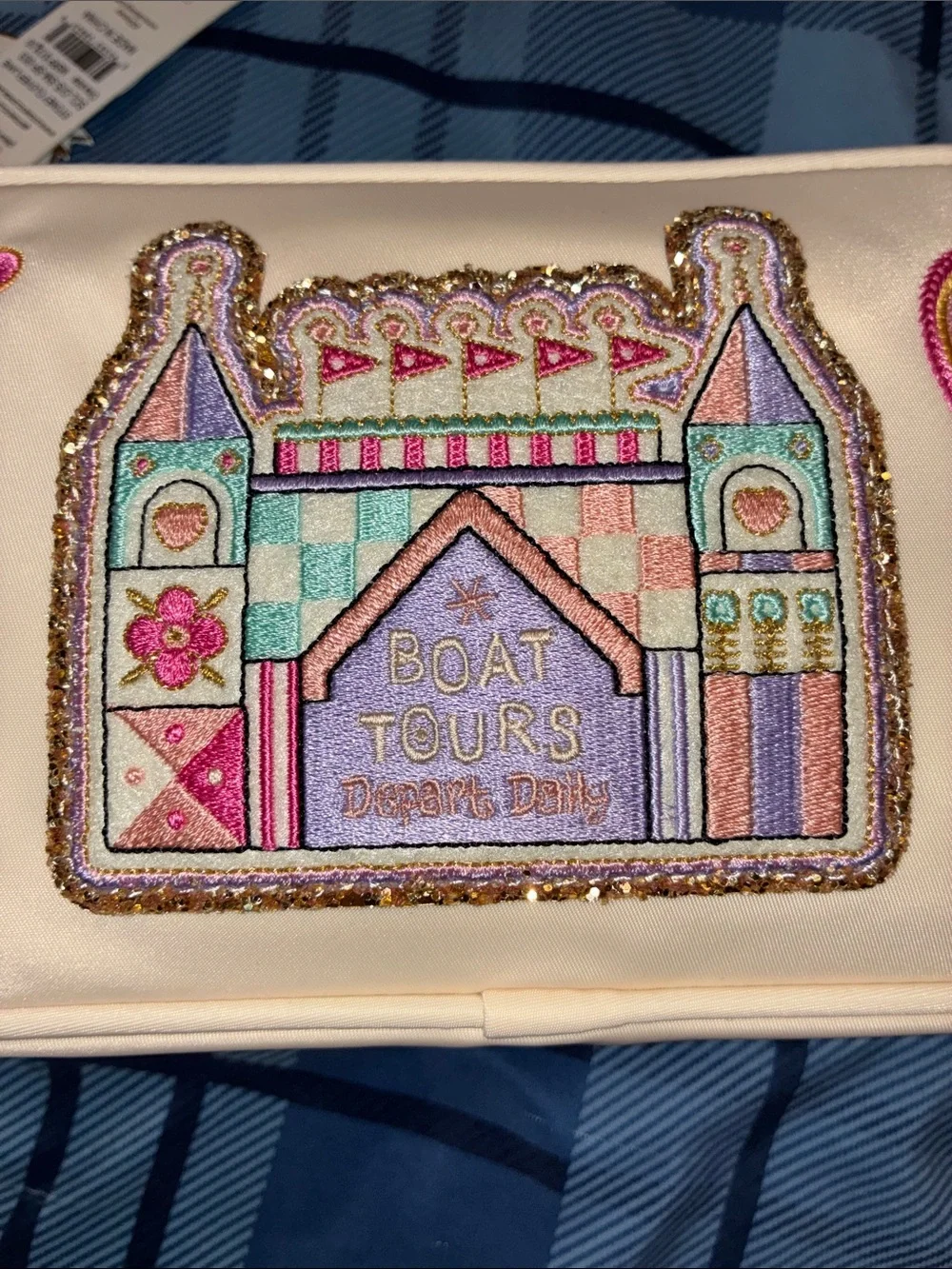NWT Disney Parks X Stoney Clover Lane it’s a small world bag